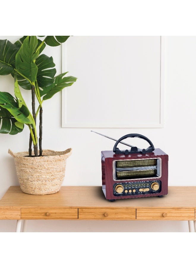 TORİMA NS-02 NOSTALGIA WIRELESS SPEAKER BROWN - Image 2